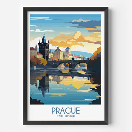Prague Destination Art Gift
