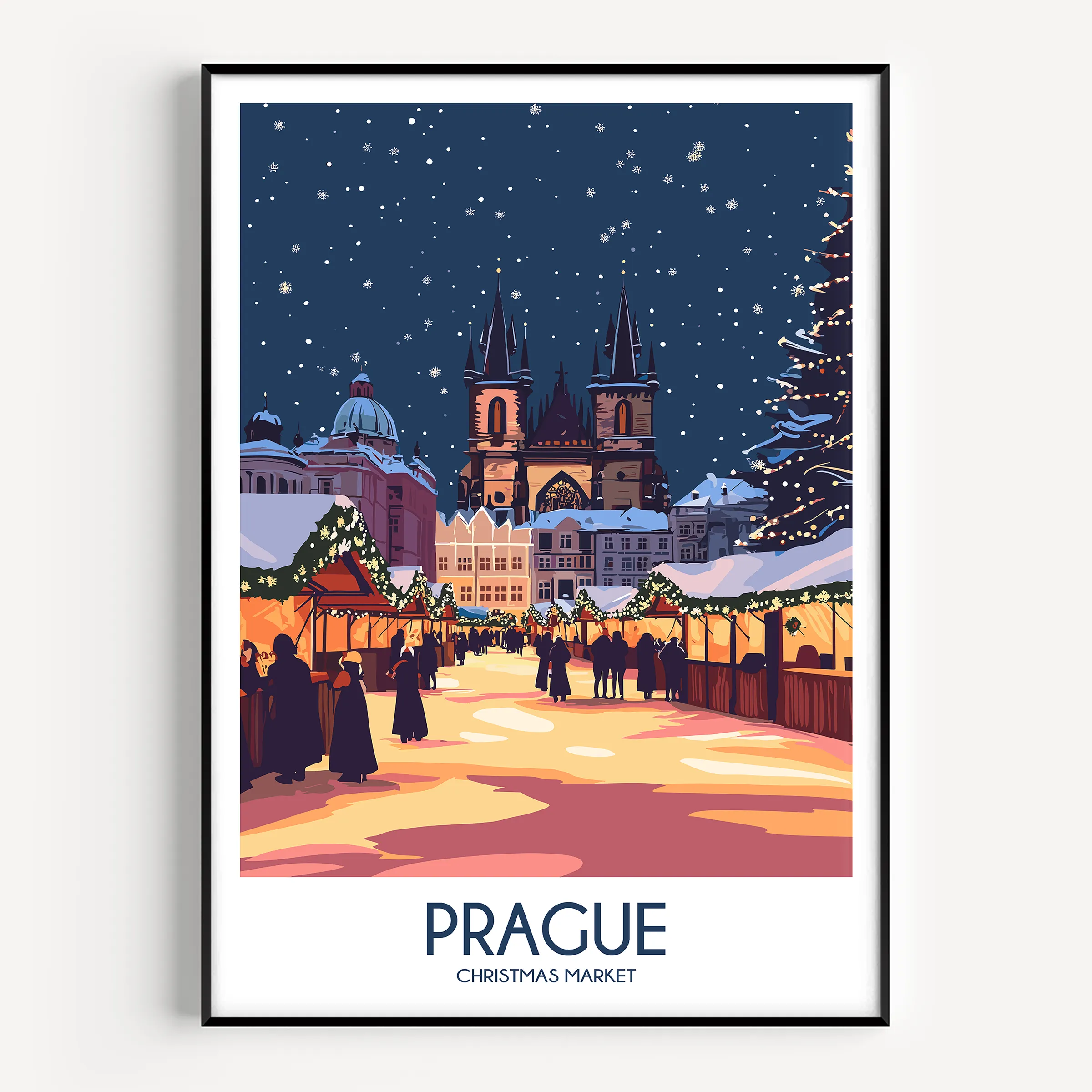 Prague Minimalist Wall Art