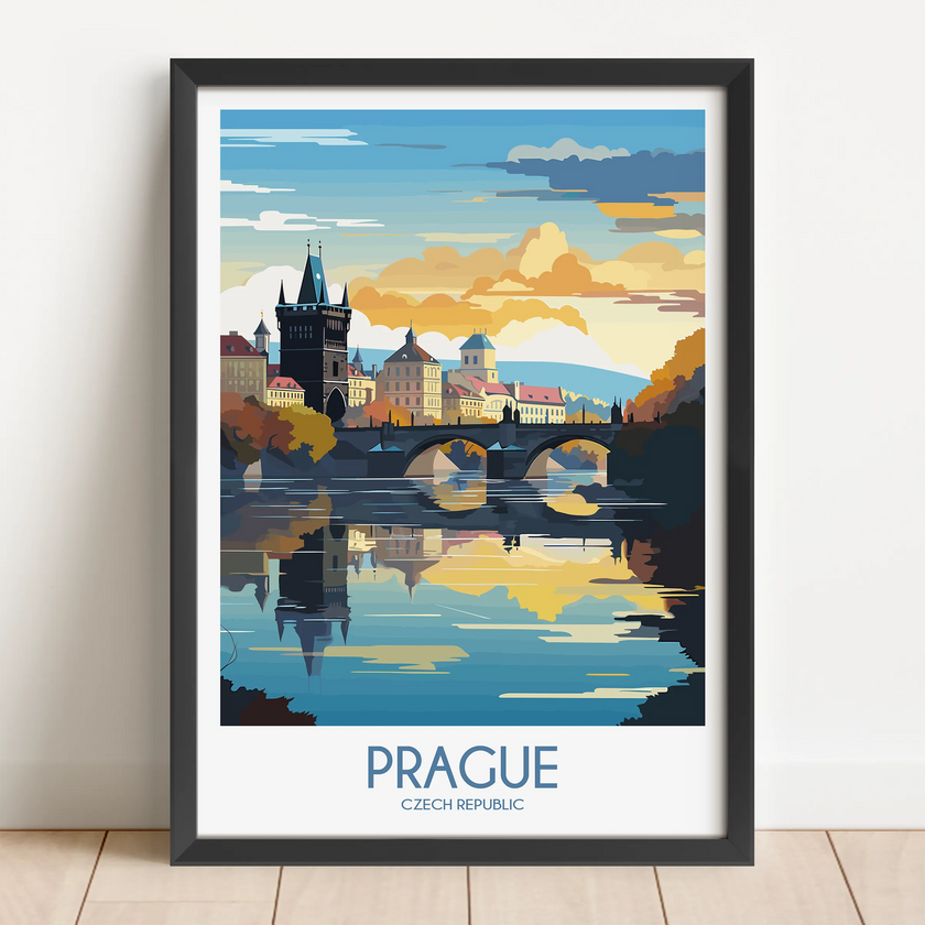 Prague Scenic Landscape Art