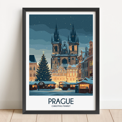 Prague Vintage Style Print
