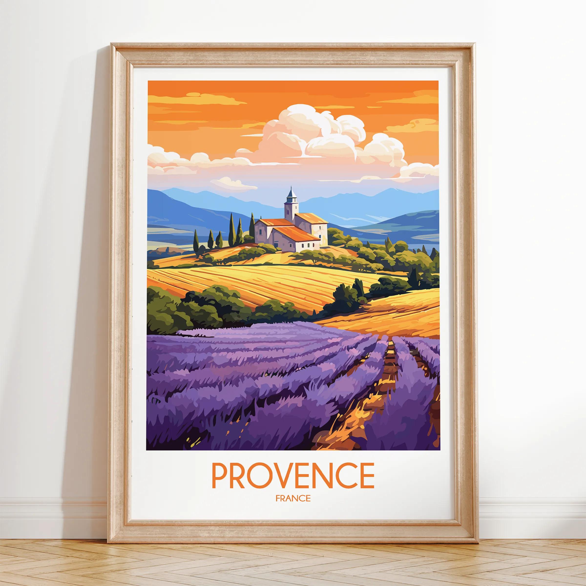 Provence Destination Art Gift