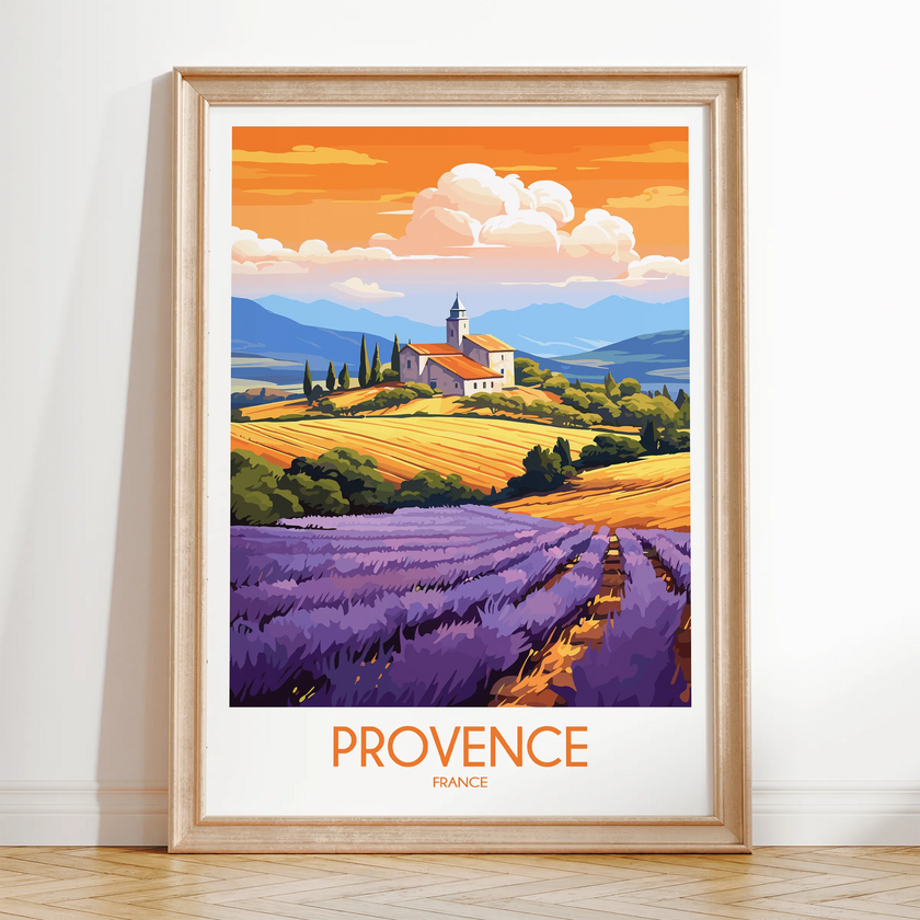 Provence Destination Art Gift