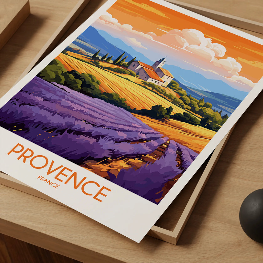 Provence Minimalist Wall Art