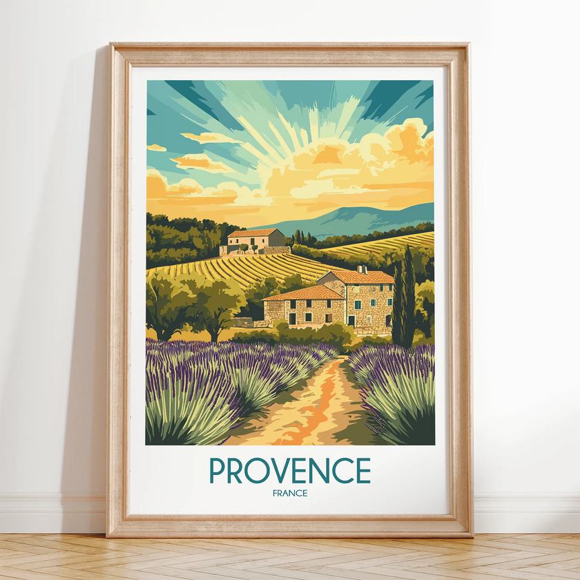 Provence Minimalist Wall Art