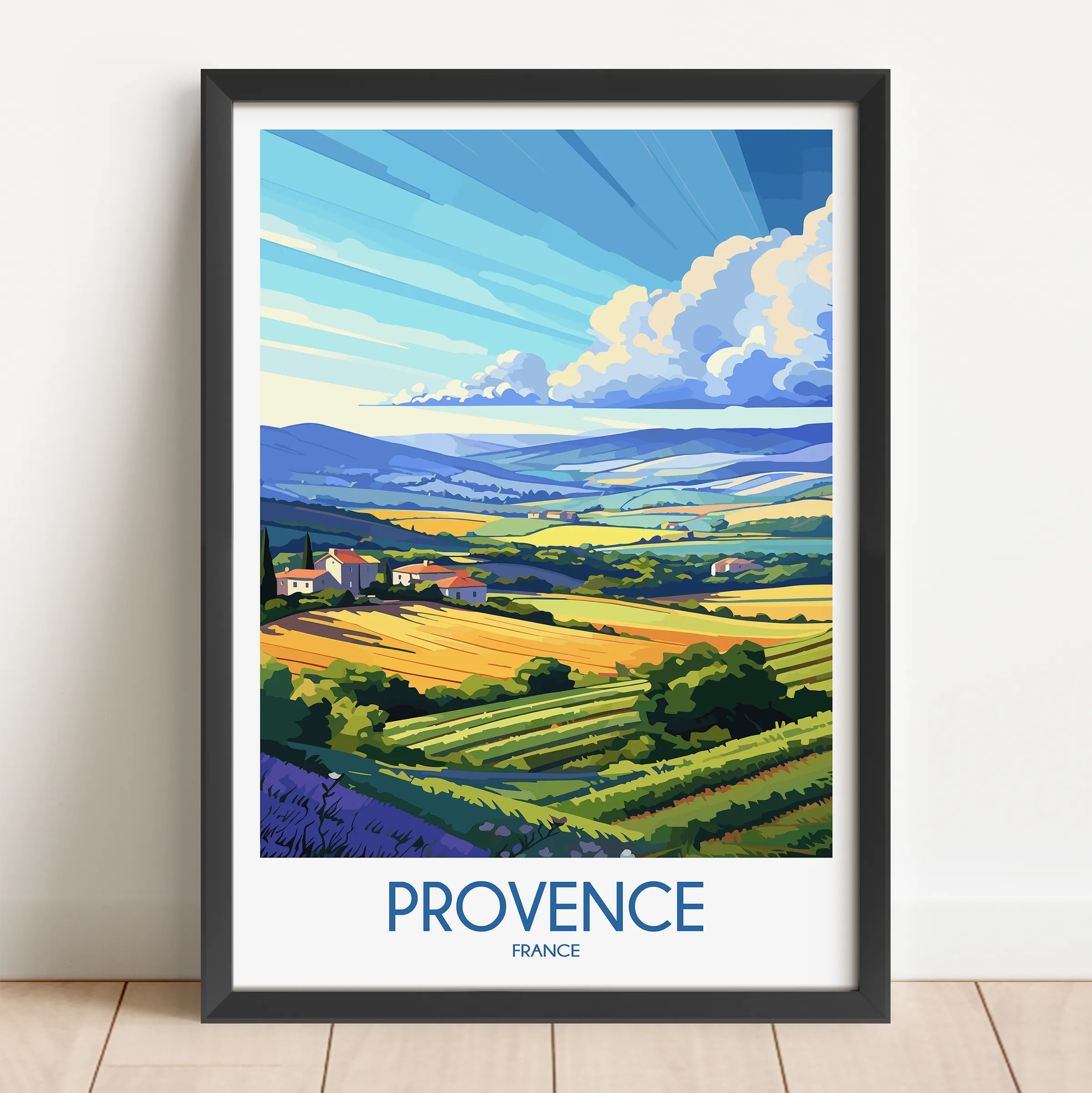 Provence Minimalist Wall Art