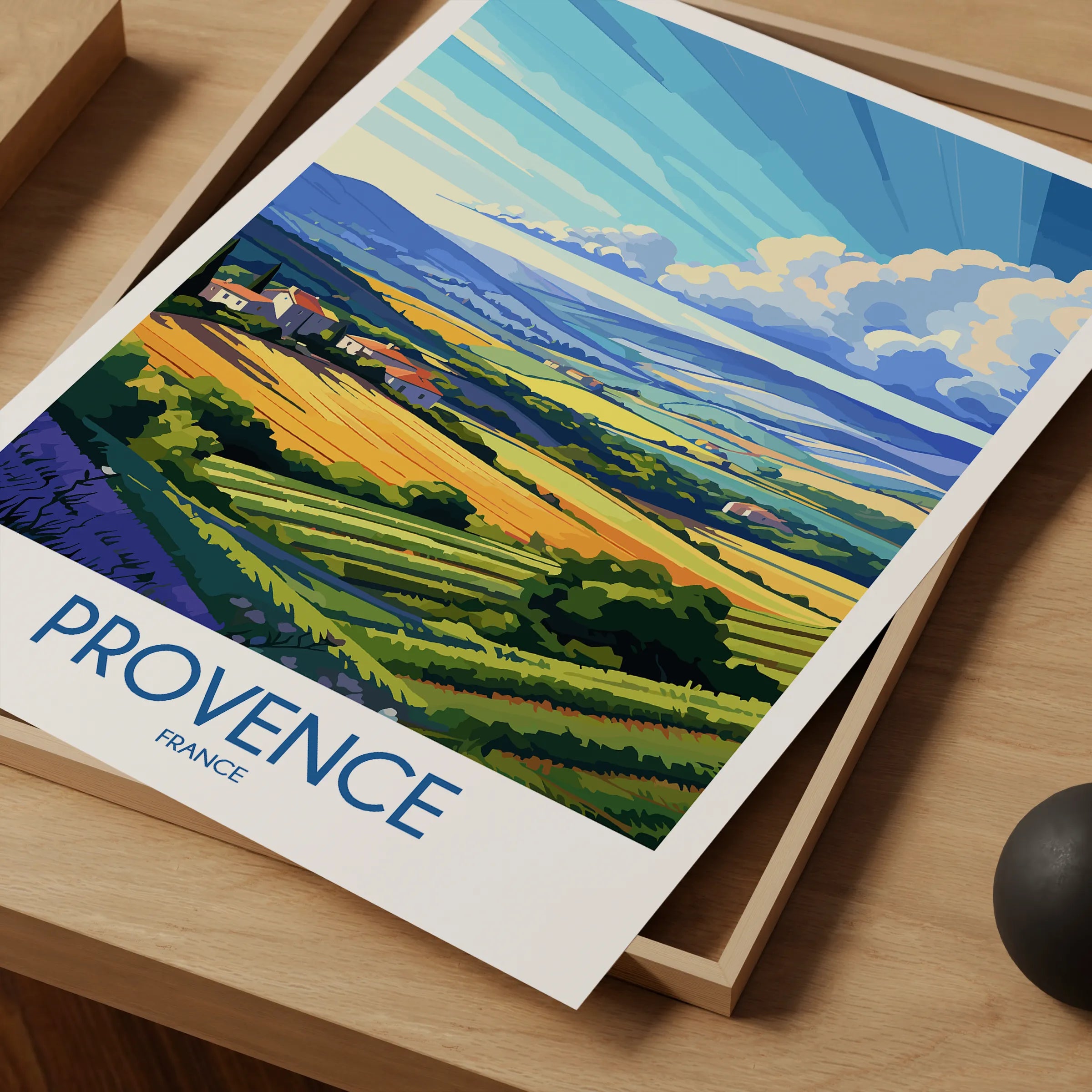 Provence Modern Travel Poster