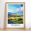 Provence Modern Travel Poster