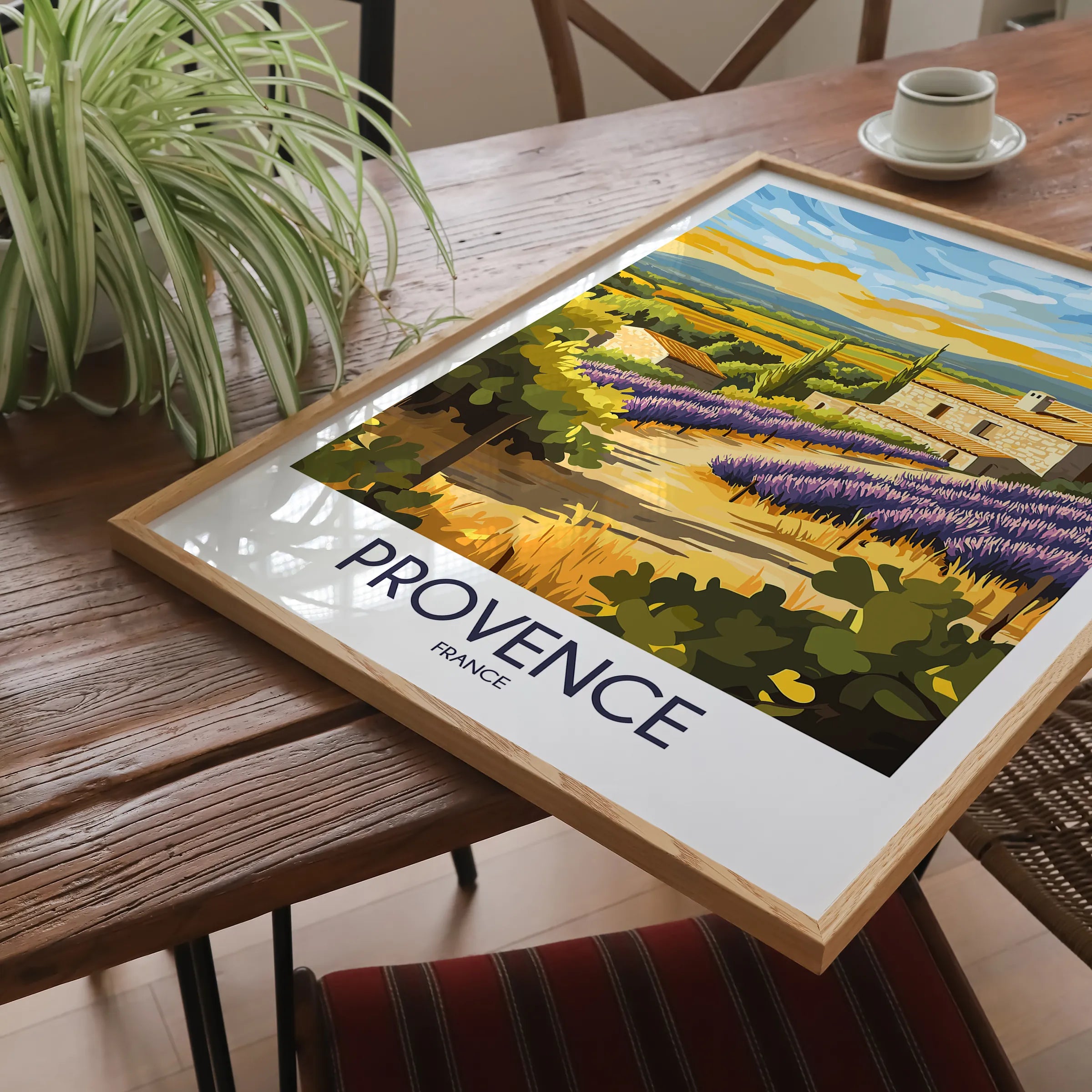 Provence Modern Travel Poster