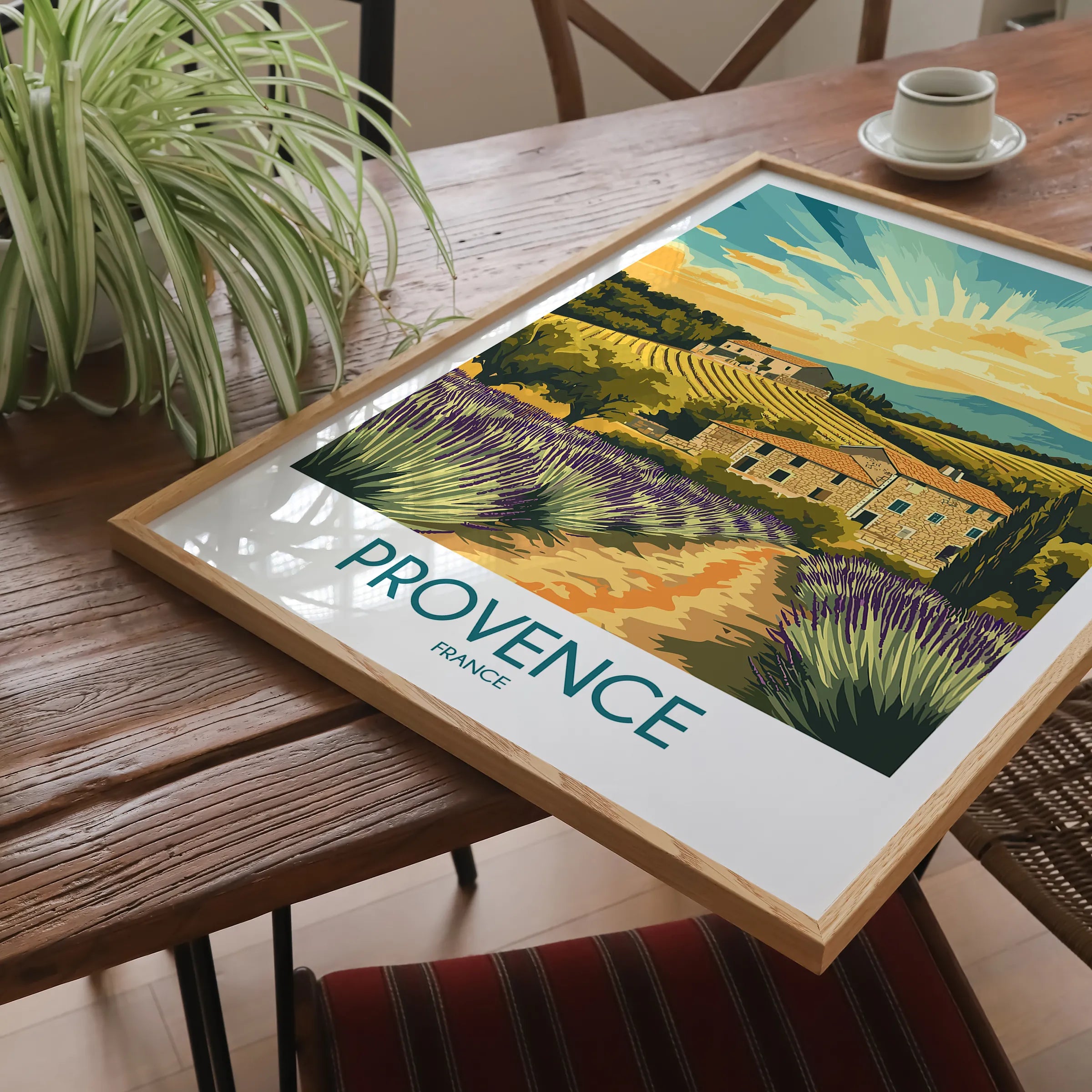 Provence Modern Travel Poster