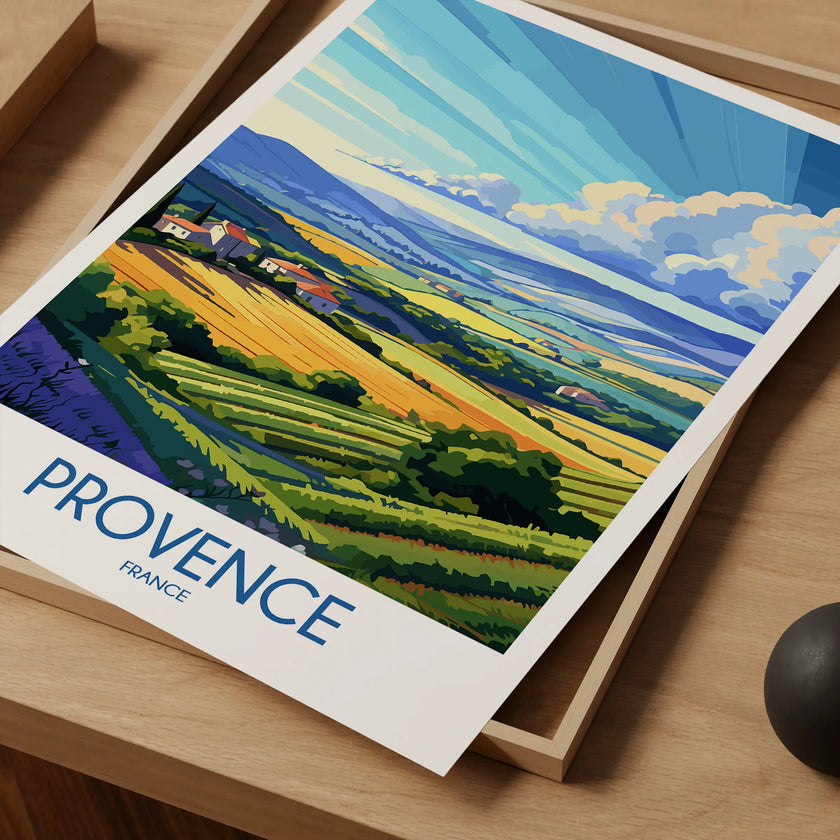 Provence Scenic Landscape Art