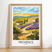 Provence Scenic Landscape Art