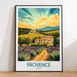 Provence Scenic Landscape Art