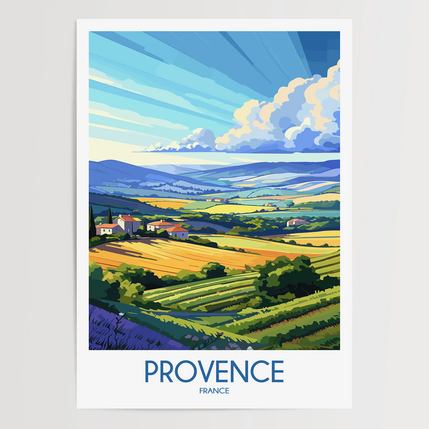Provence Souvenir Poster Print