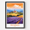 Provence Vintage Style Print
