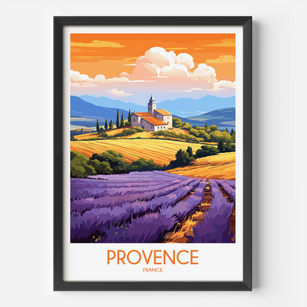 Provence Vintage Style Print
