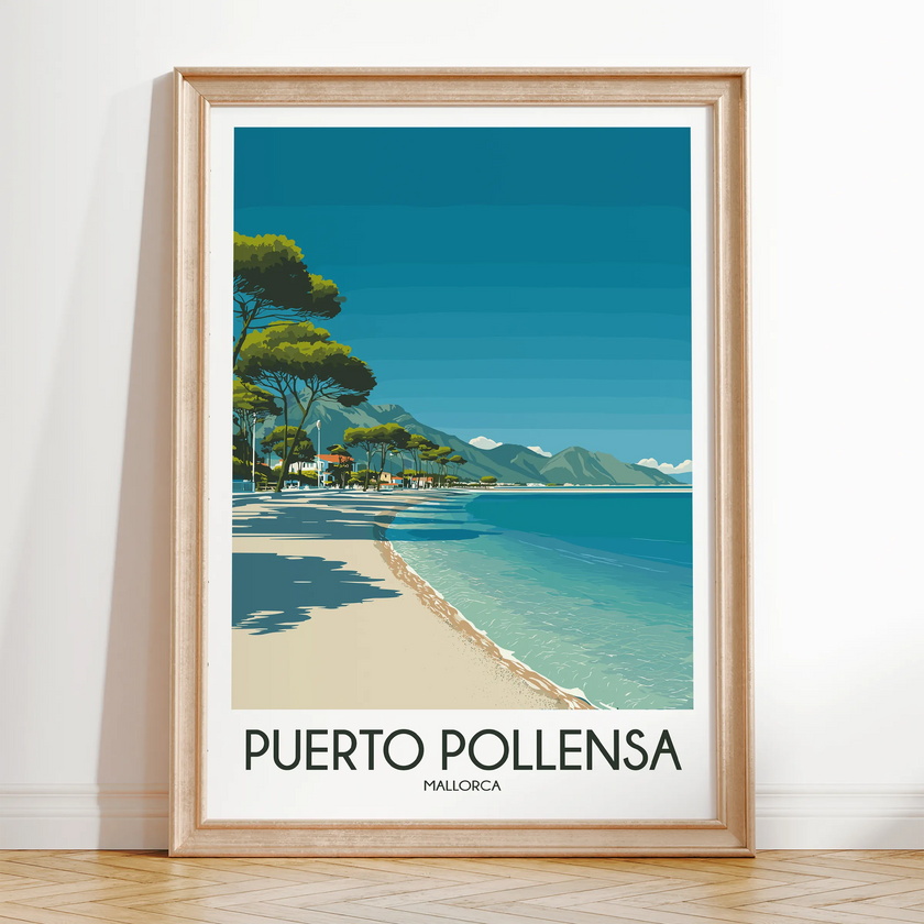 Puerto Pollensa Minimalist Wall Art