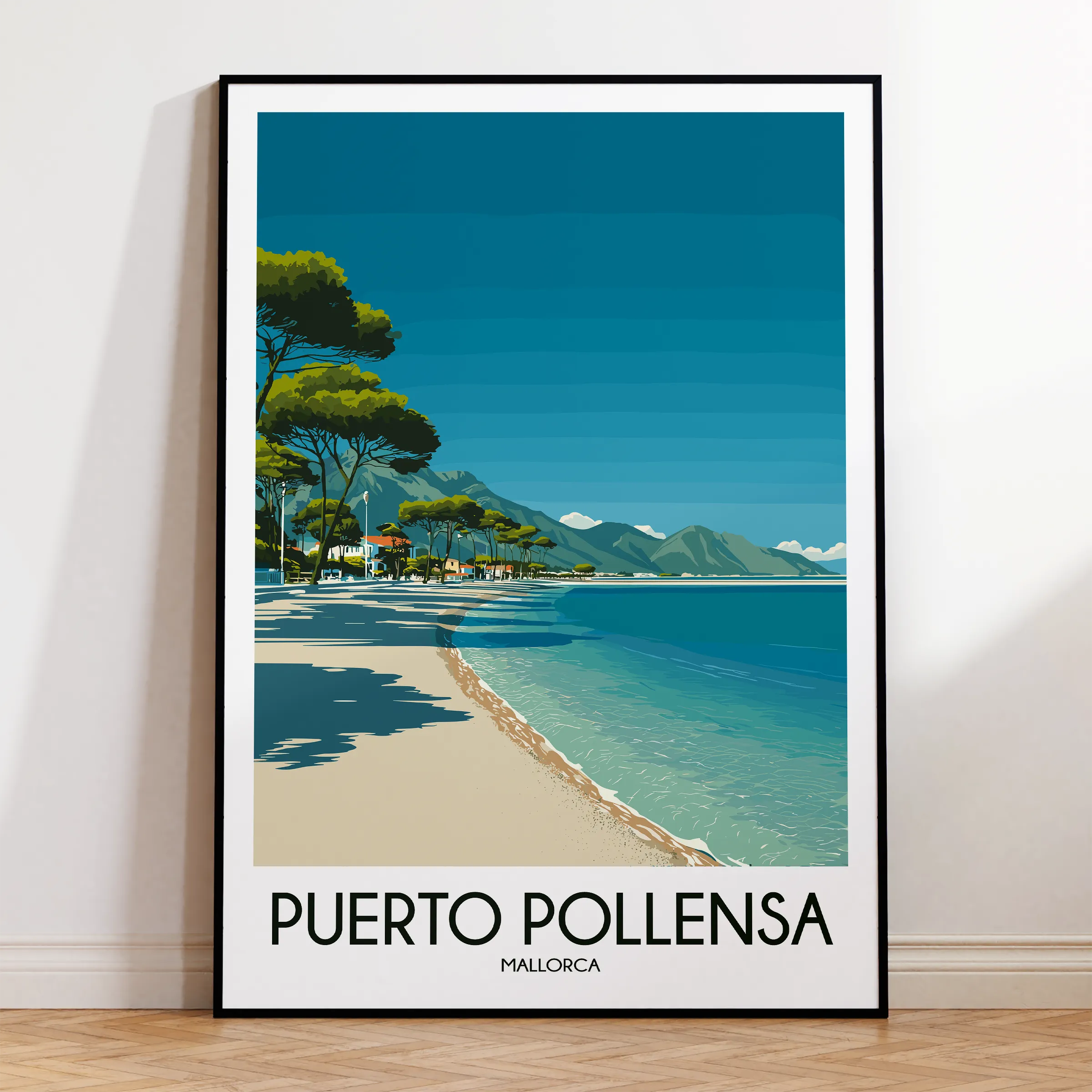 Puerto Pollensa Souvenir Poster Print