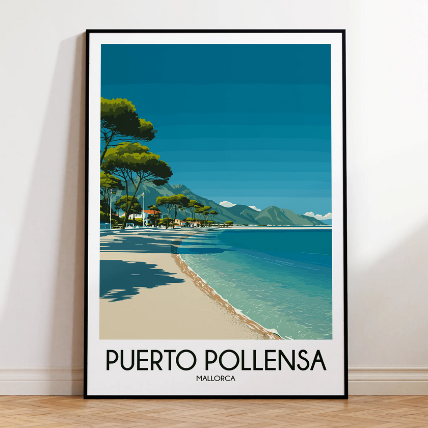 Puerto Pollensa Souvenir Poster Print