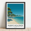 Puerto Pollensa Vintage Style Print