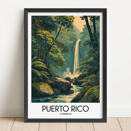 Puerto Rico Minimalist Wall Art