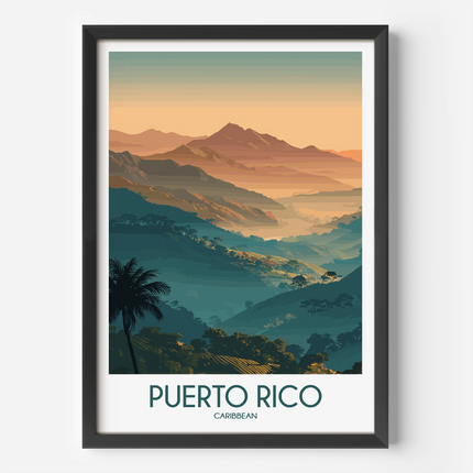 Puerto Rico Minimalist Wall Art