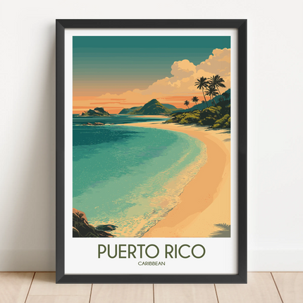 Puerto Rico Scenic Landscape Art