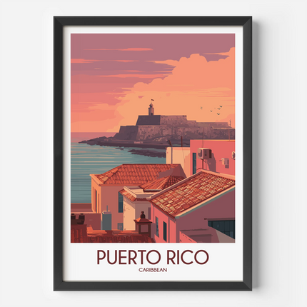 Puerto Rico Scenic Landscape Art