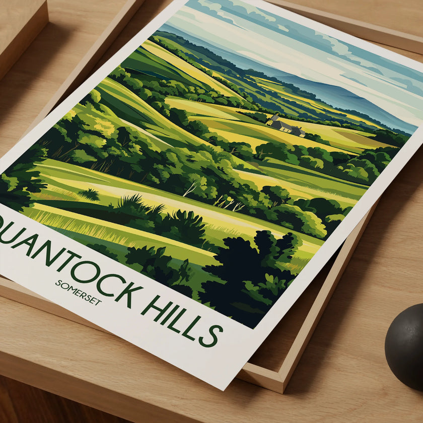 Quantock Hills Minimalist Wall Art