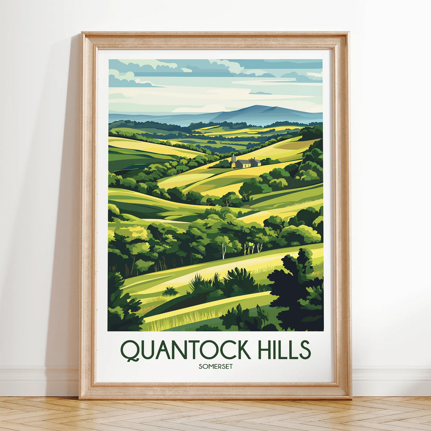 Quantock Hills Travel Memory Gift