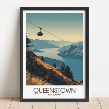 Queenstown Souvenir Poster Print