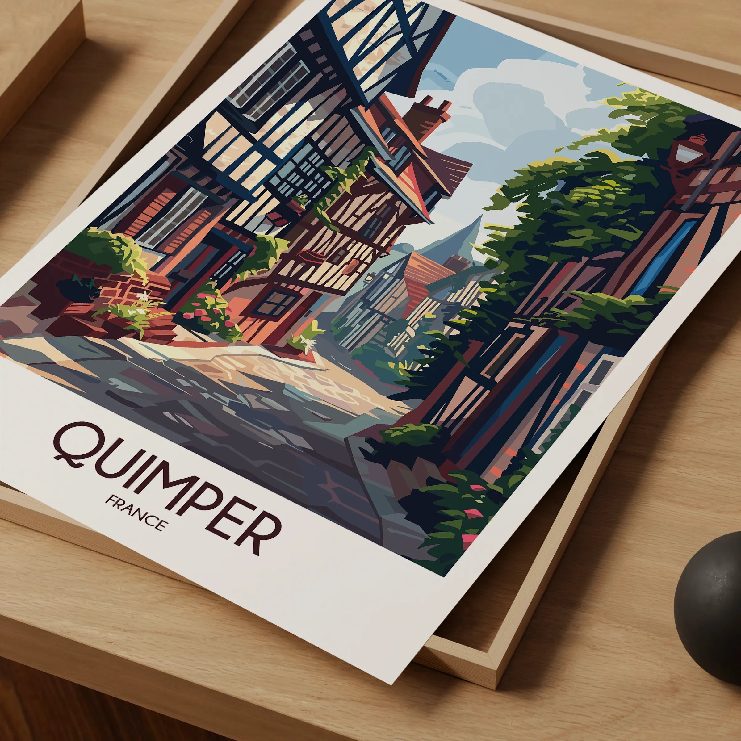 Quimper Destination Art Gift