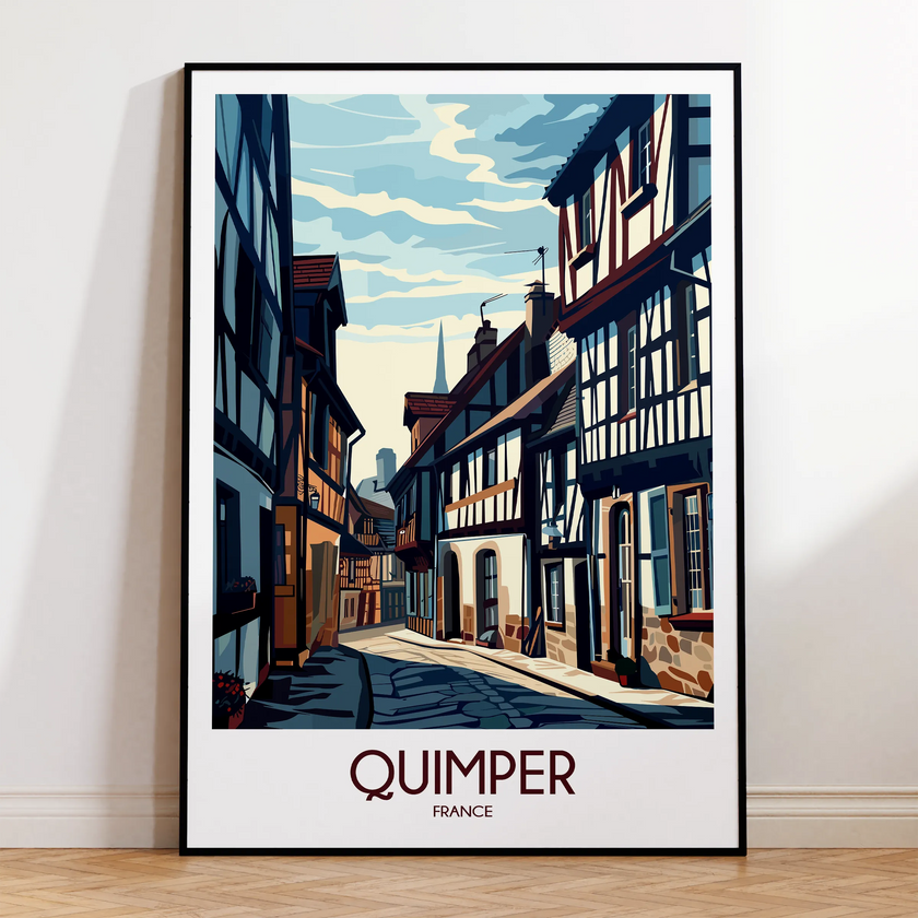 Quimper Scenic Landscape Art