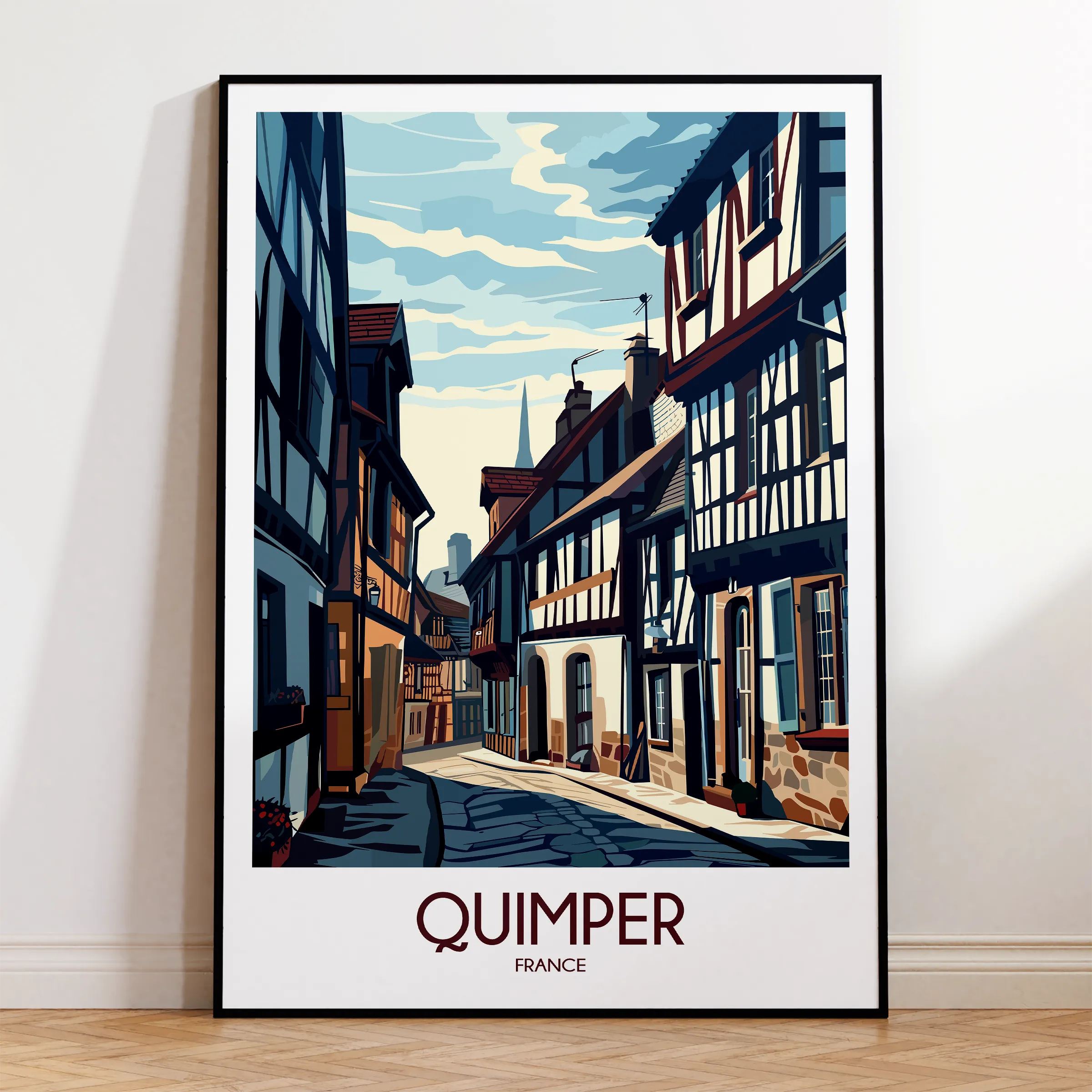 Quimper Souvenir Poster Print