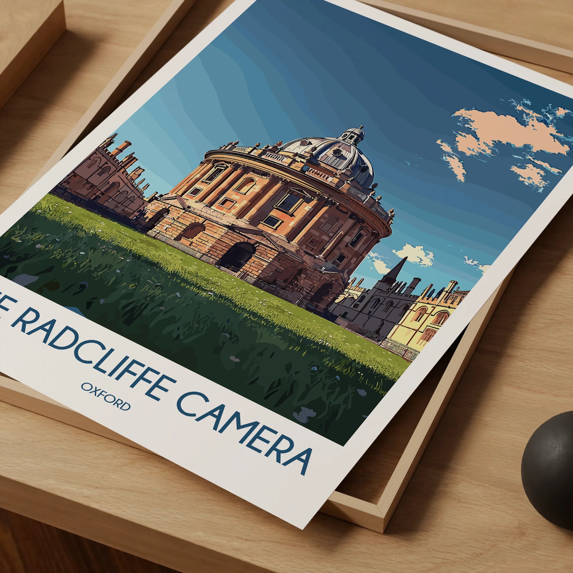 Radcliffe Camera Minimalist Wall Art