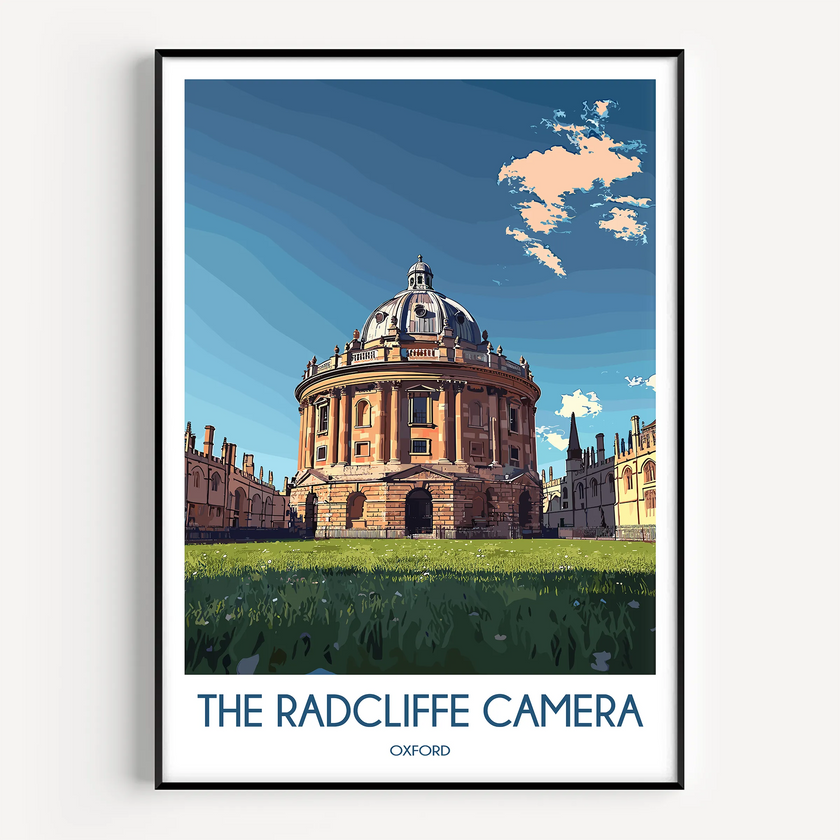 Radcliffe Camera Scenic Landscape Art