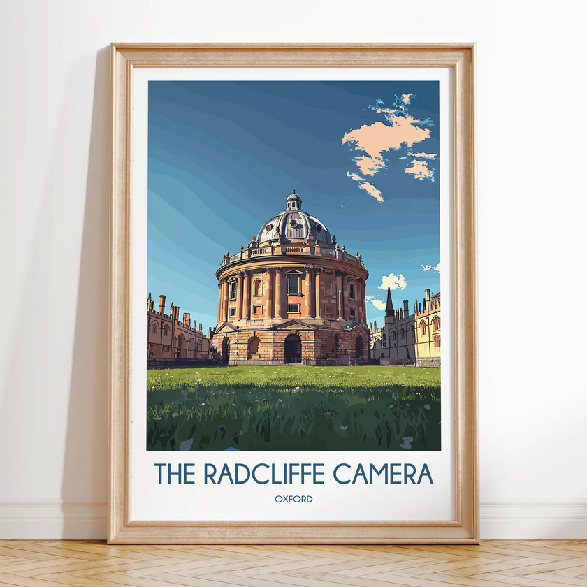 Radcliffe Camera Vintage Style Print