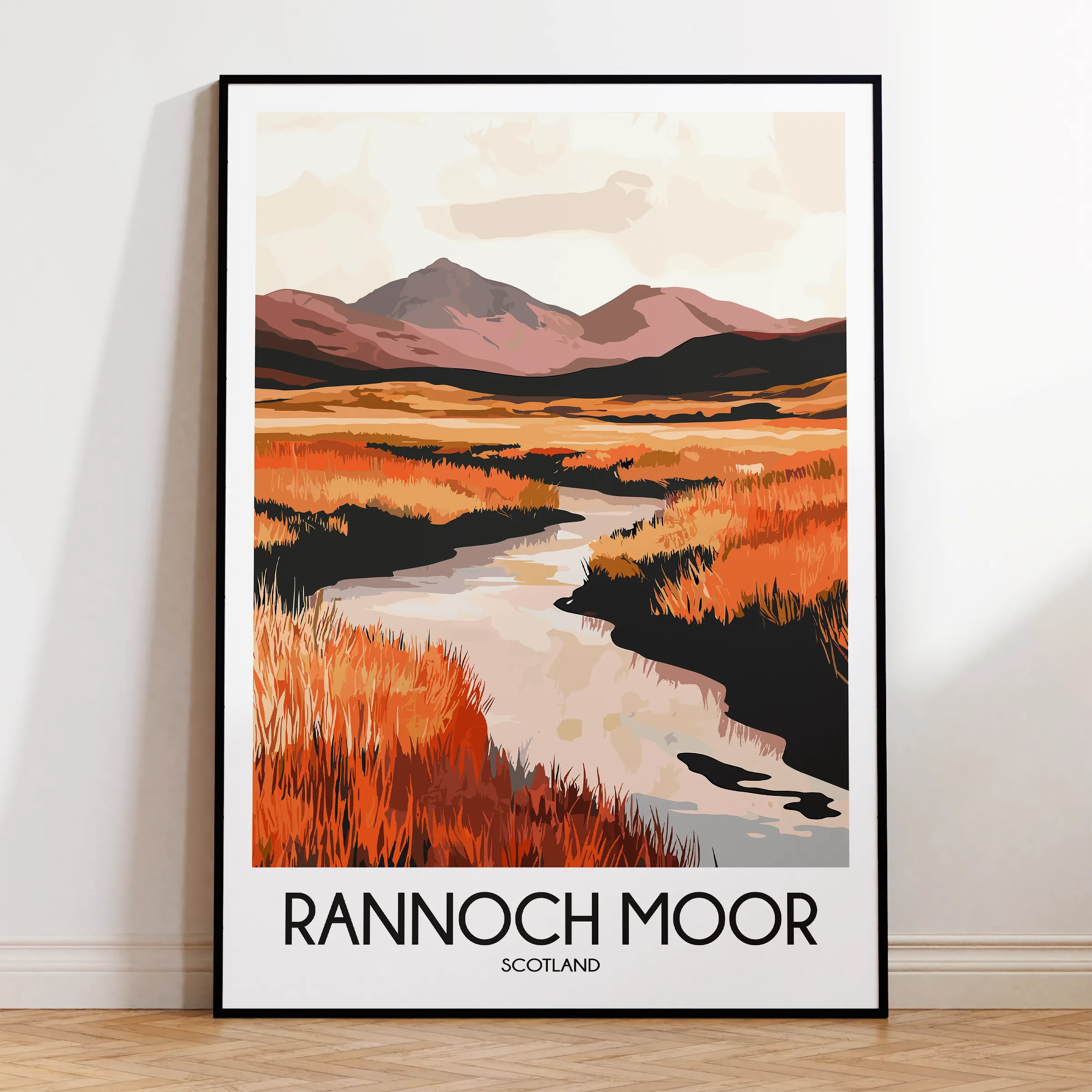 Rannoch Moor Destination Art Gift