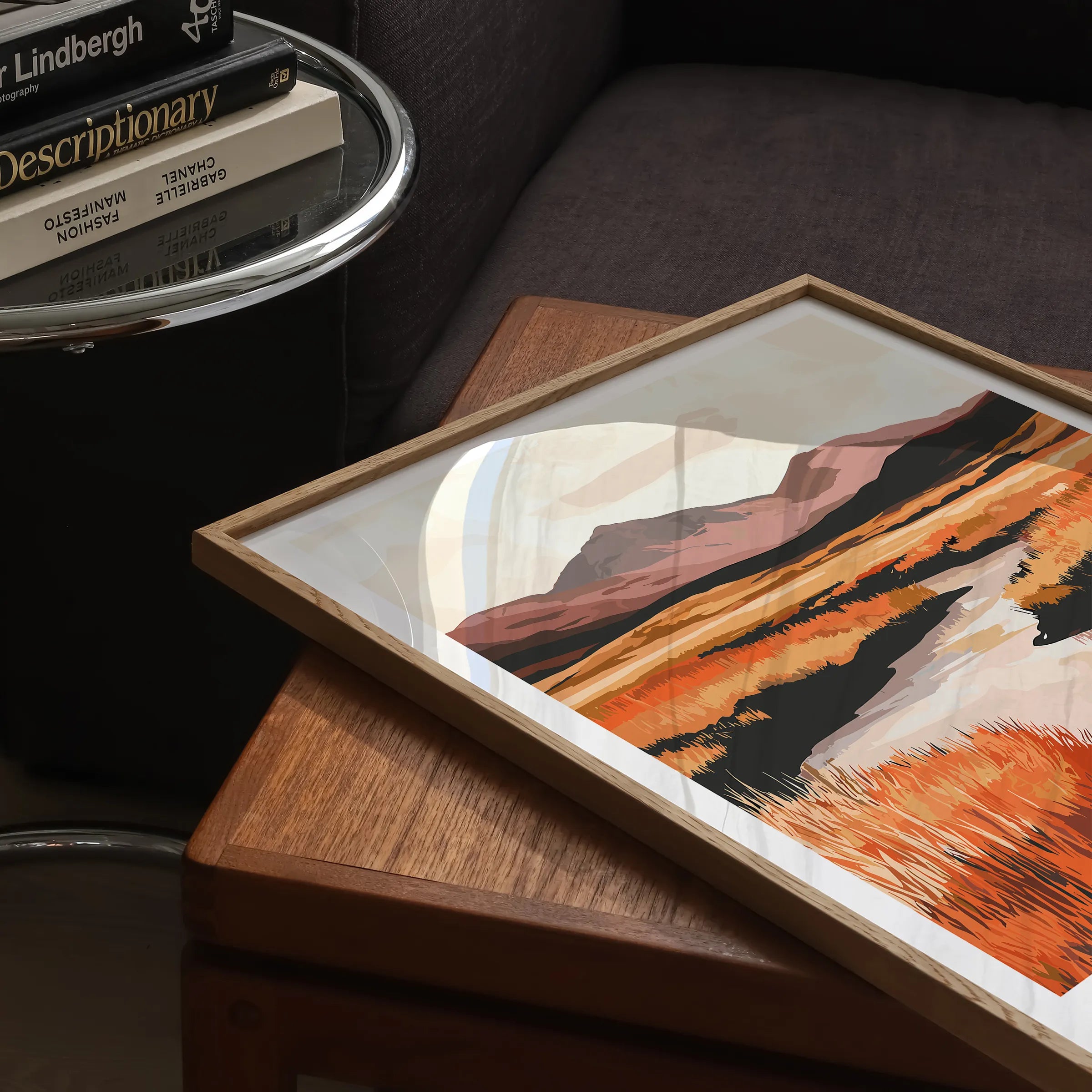 Rannoch Moor Scenic Landscape Art