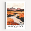 Rannoch Moor Souvenir Poster Print