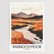 Rannoch Moor Vintage Style Print