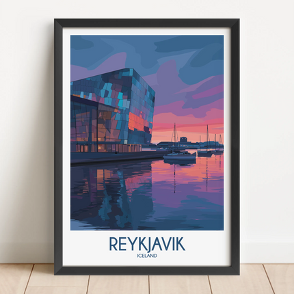 Reykjavik Minimalist Wall Art