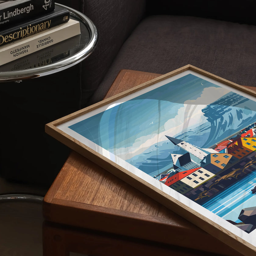 Reykjavik Souvenir Poster Print