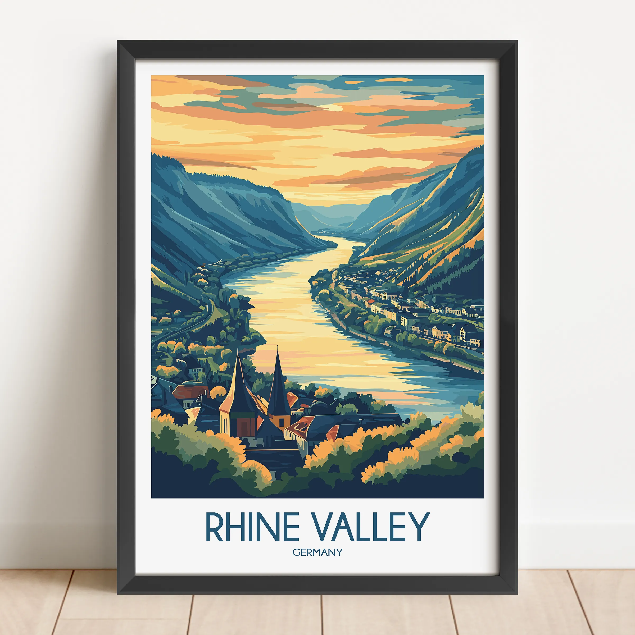 Rhine Valley Home Office Decor