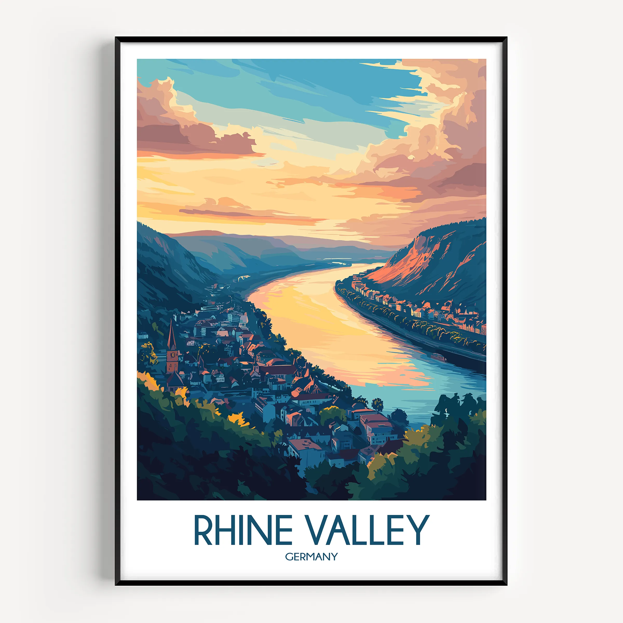Rhine Valley Home Office Decor