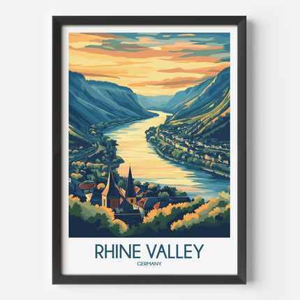 Rhine Valley Travel Memory Gift