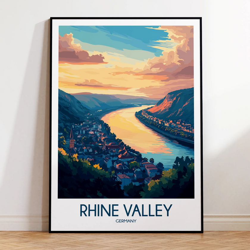Rhine Valley Travel Memory Gift