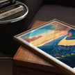 Rhine Valley Vintage Style Print