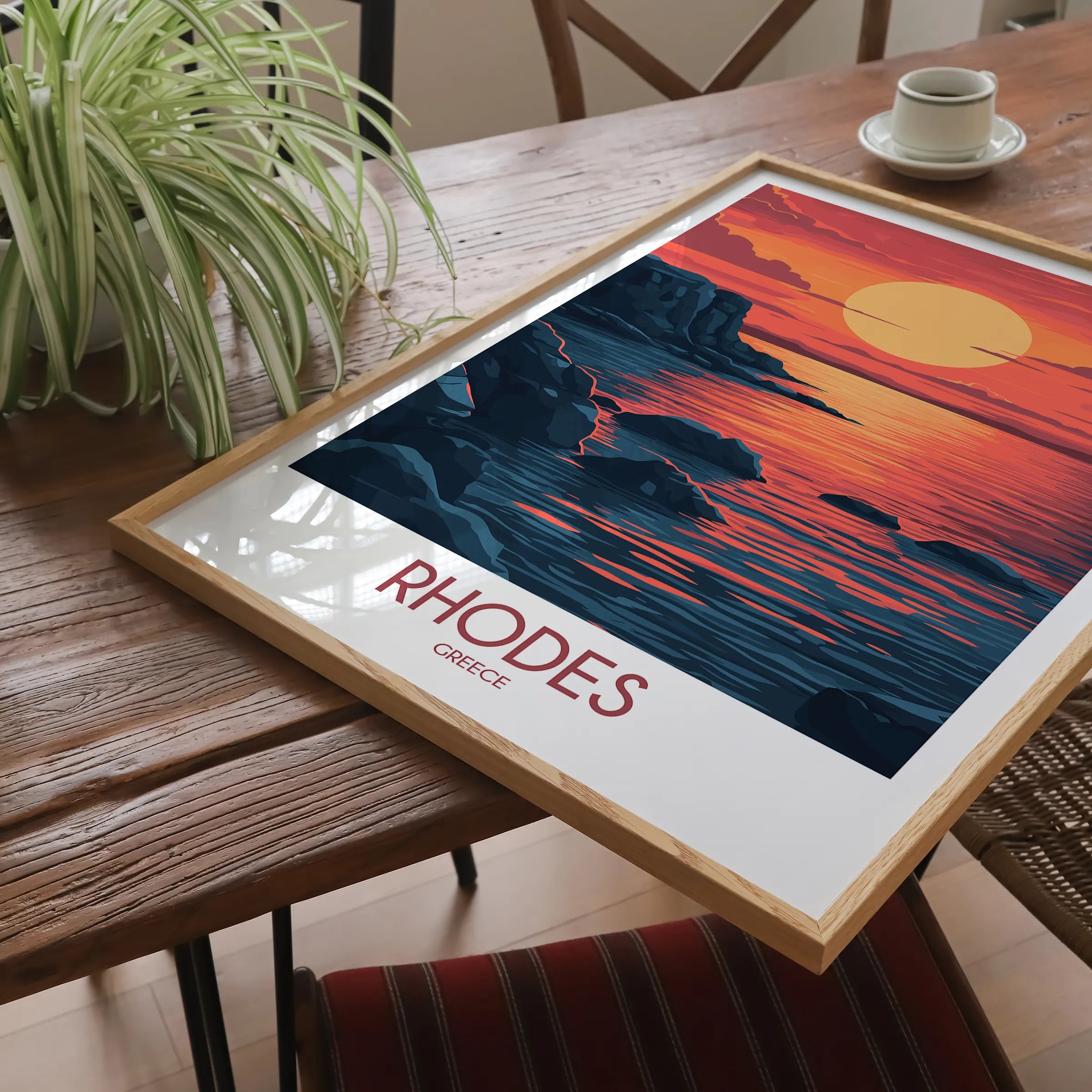 Rhodes Destination Art Gift