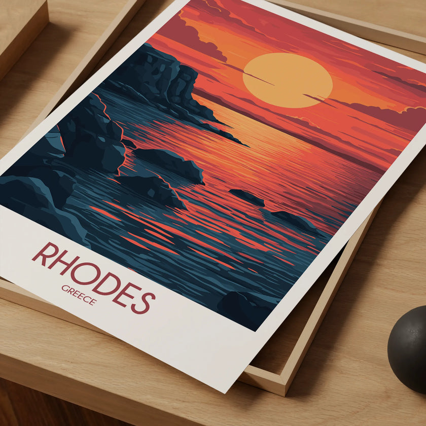 Rhodes Travel Memory Gift