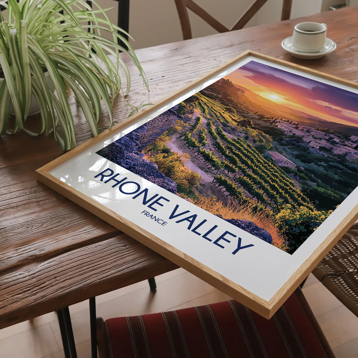 Rhone Valley Destination Art Gift